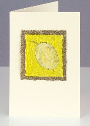 Honesty Yellow - one of our handmade Honesty cards
